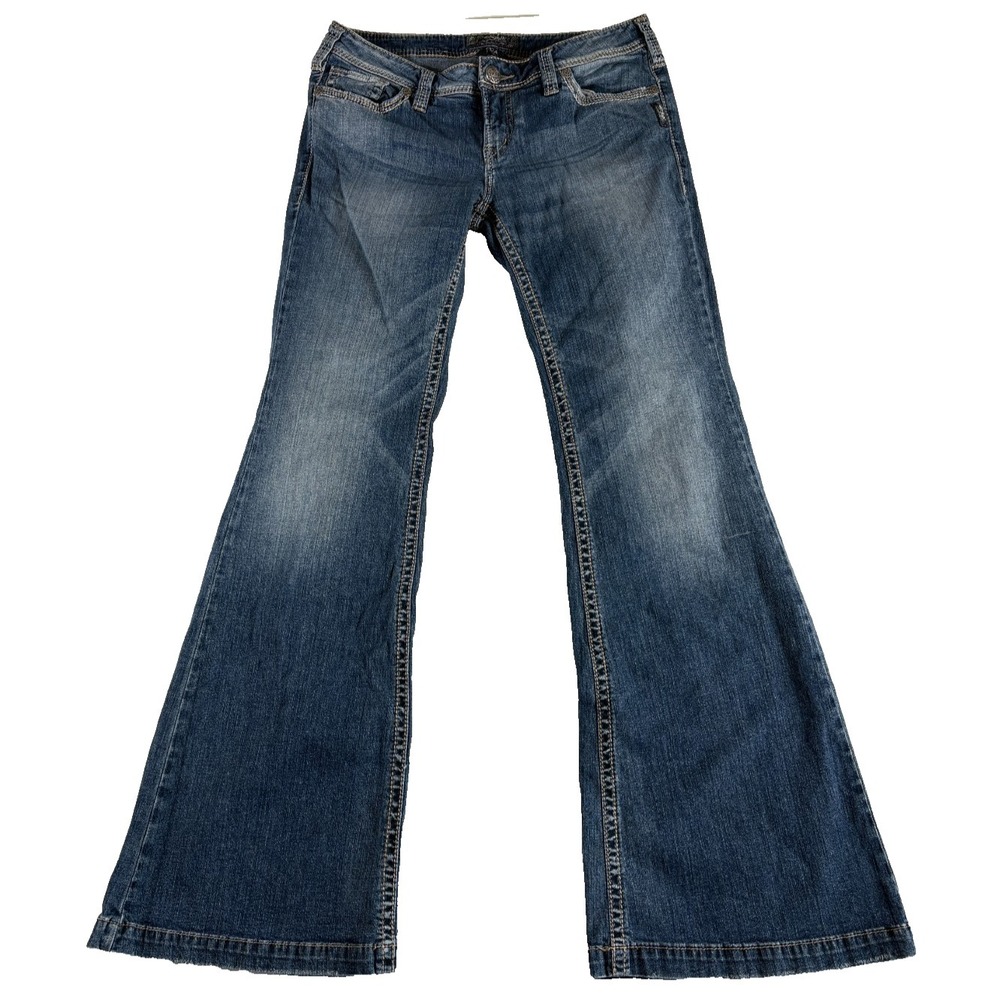Silver Jeans Co Pica Bootcut Jeans Womens 29x33 (31x32.5) Blue Denim Medium Wash